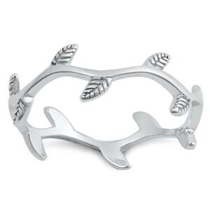 Sterling Silver Vine Ring – Size 5 (Sample)